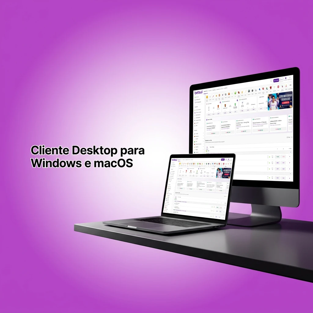 Acesso ao site Betsul pelo navegador no computador Windows e macOS sem necessidade de download