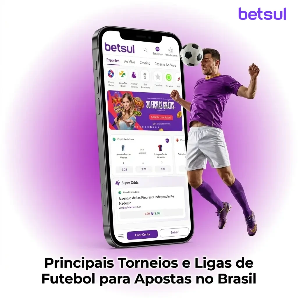 Principais torneios de futebol para apostas no Brasil: Champions League, Libertadores e Brasileirão na Betsul