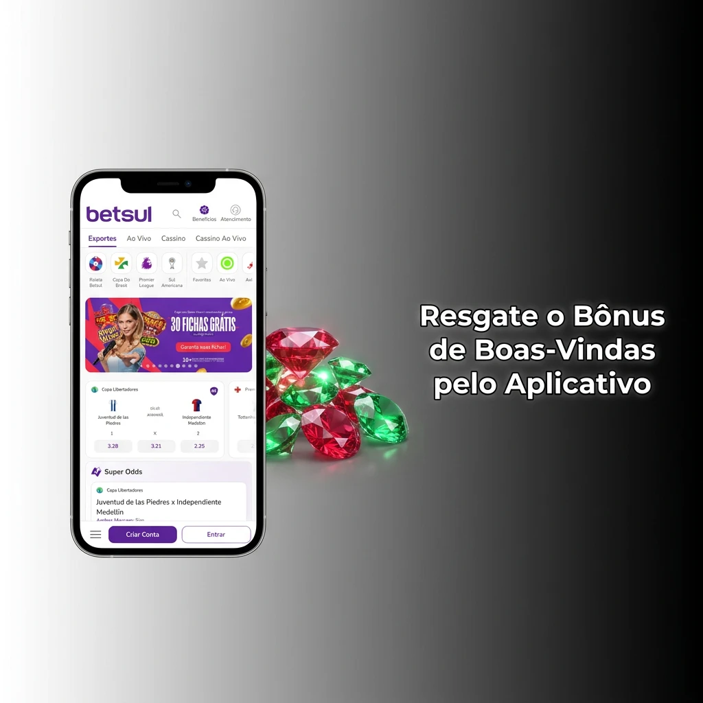 Betsul app on Android and iOS showing welcome bonus redemption steps in the promotions section