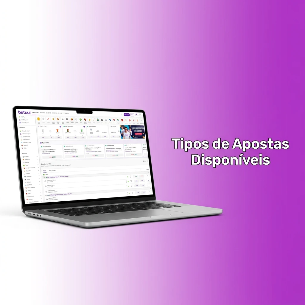 Tipos de apostas Betsul: simples, acumulada e sistema explicados para iniciantes e experientes