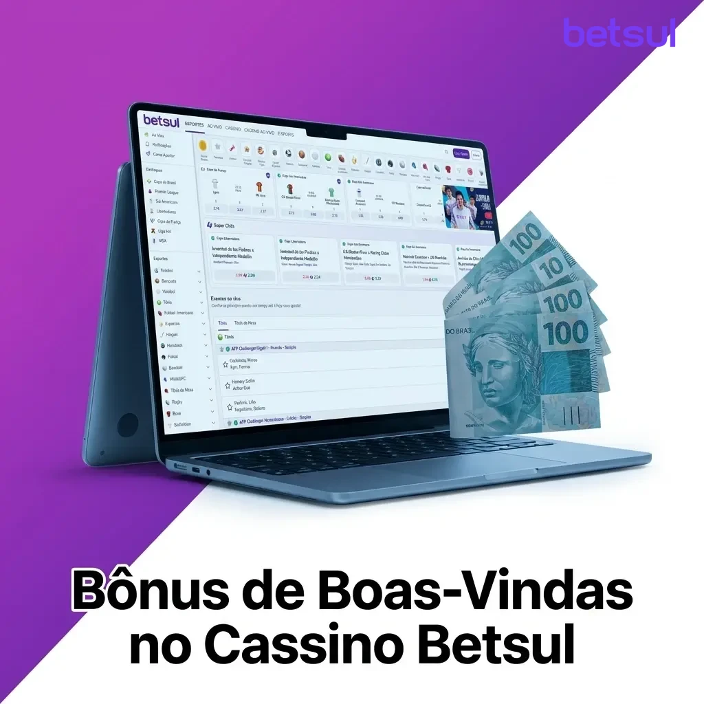 Bônus de boas-vindas Betsul para novos jogadores: primeiro depósito, rollover e jogos ao vivo disponíveis.