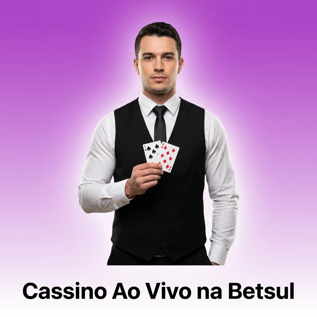 Cassino ao vivo Betsul com dealers reais transmitidos em HD: roleta, blackjack, baccarat e game shows