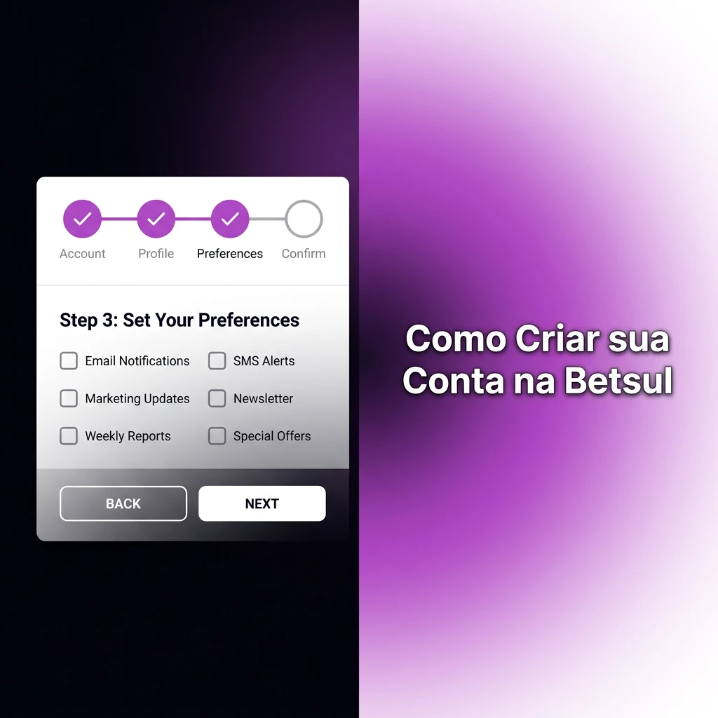 Passo a passo para criar conta na Betsul: cadastro, verificação de e-mail, depósito via Pix e acesso a apostas