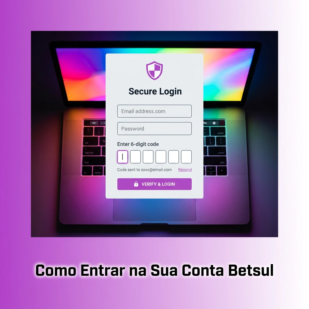 Passo a passo para fazer login na Betsul usando e-mail, senha e autenticação em dois fatores