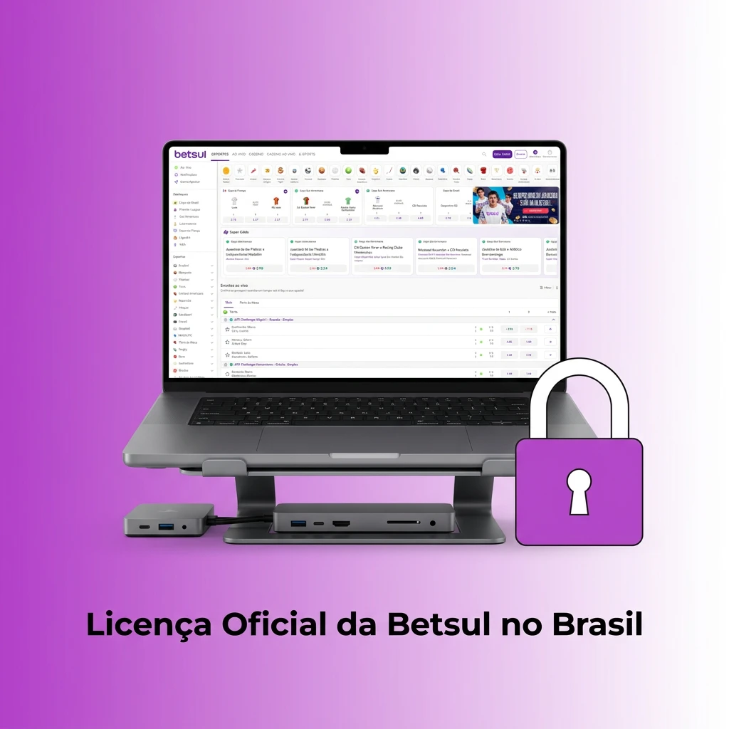Licença oficial da Betsul no Brasil autorizada pelo Ministério da Fazenda para apostas esportivas regulamentadas