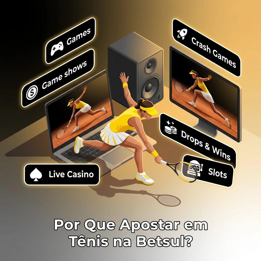 Tennis betting on Betsul platform showing competitive odds, live betting, and tournament coverage for ATP, WTA, and Grand Slams