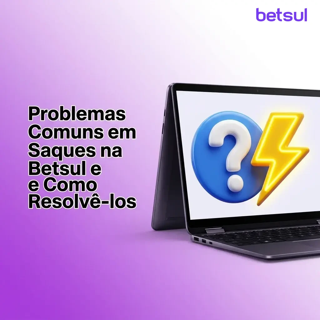 Problemas comuns em saques na Betsul: saque pendente, chave Pix rejeitada e conta não verificada