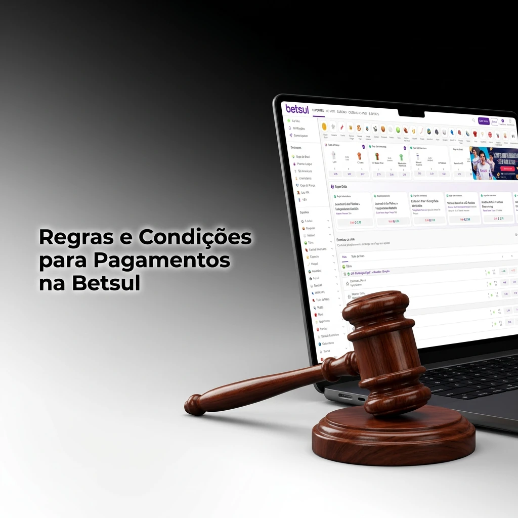 Regras de pagamento Betsul: verificação, Pix, rollover, limites e moeda BRL explicados.