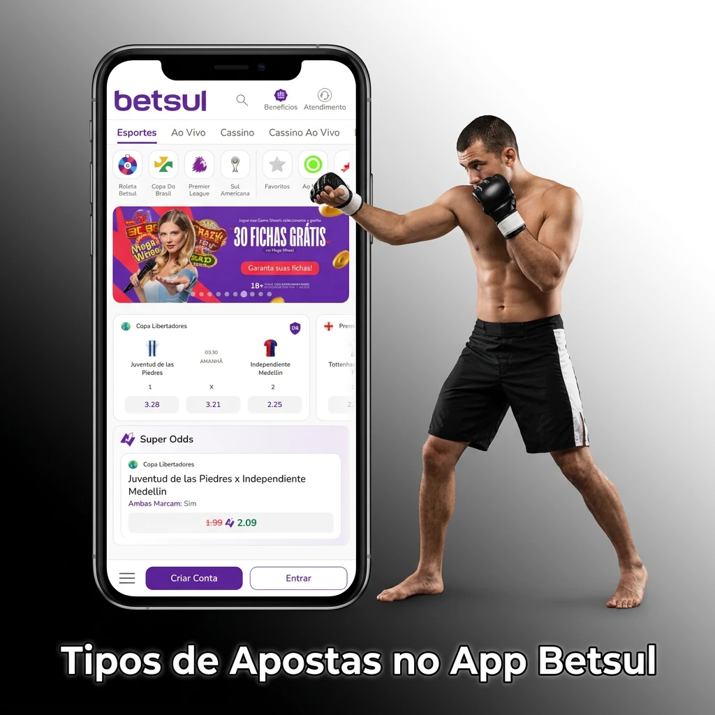 Betsul app betting types: simple, multiple, system, live, and handicap bets explained for beginners and experienced users.